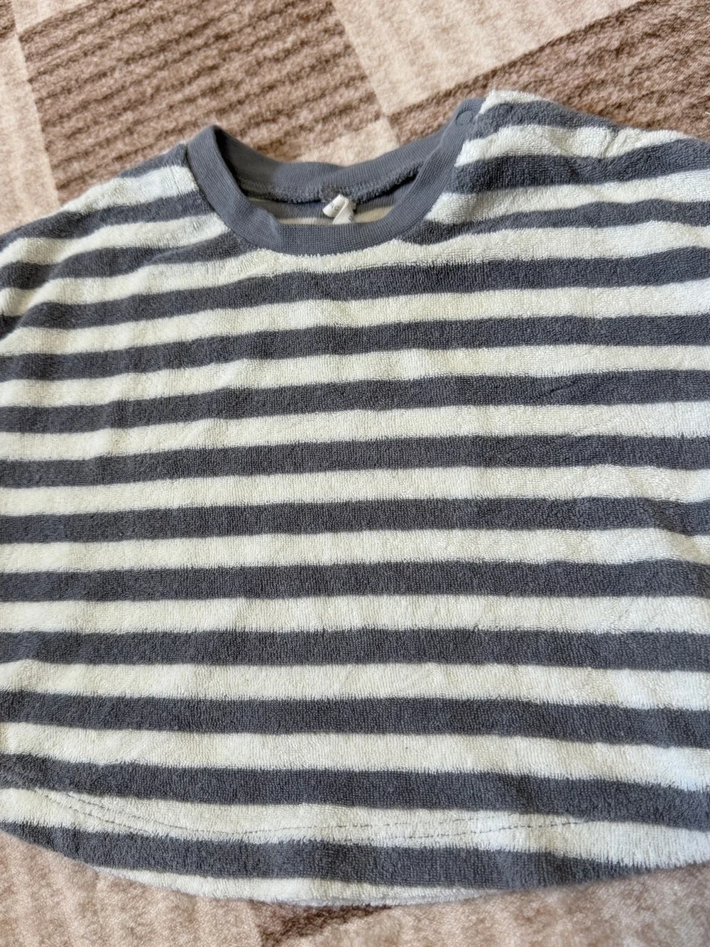 Quincy Mae Striped Matching Terry Set 3-6 Months Baby Outfit